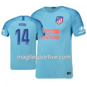 Completo Calcio Atlético Madrid Rodri 14 Divisa Trasferta 2018/2019